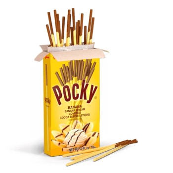 Glico Pocky Banana Cream Covered Biscuit
