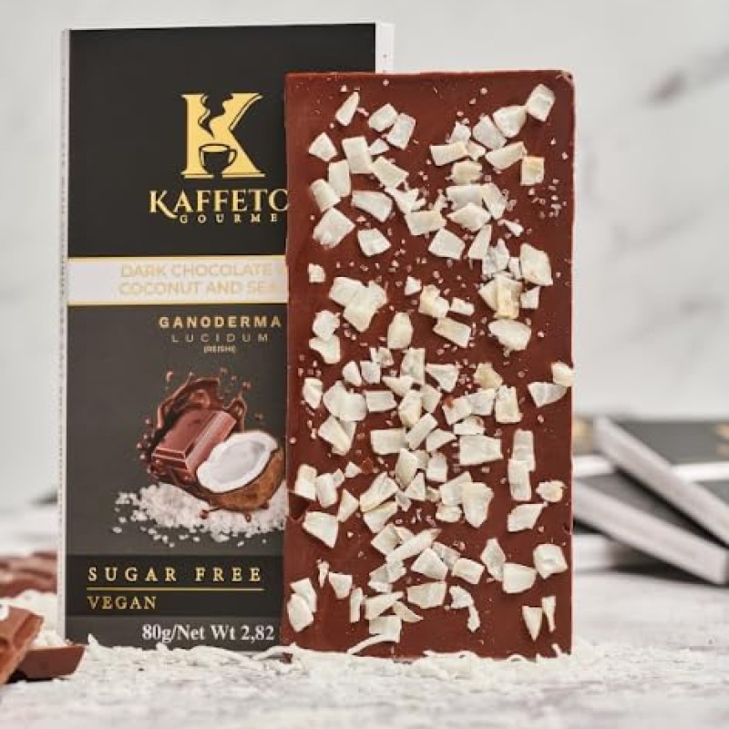 Kaffeto 70% Cacao Dark Chocolate with Coconut and Sea Salt