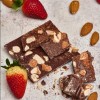 Kaffeto 70% Cacao Dark Chocolate with Almonds & Strawberry