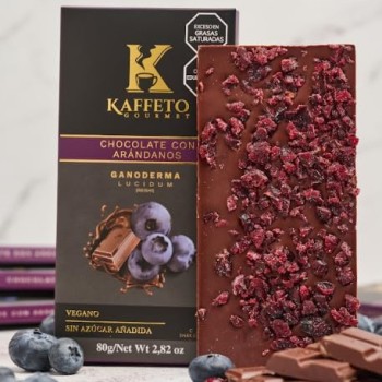 Kaffeto 70% Cacao Dark Chocolate Blueberry