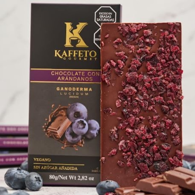 Kaffeto 70% Cacao Dark Chocolate Blueberry