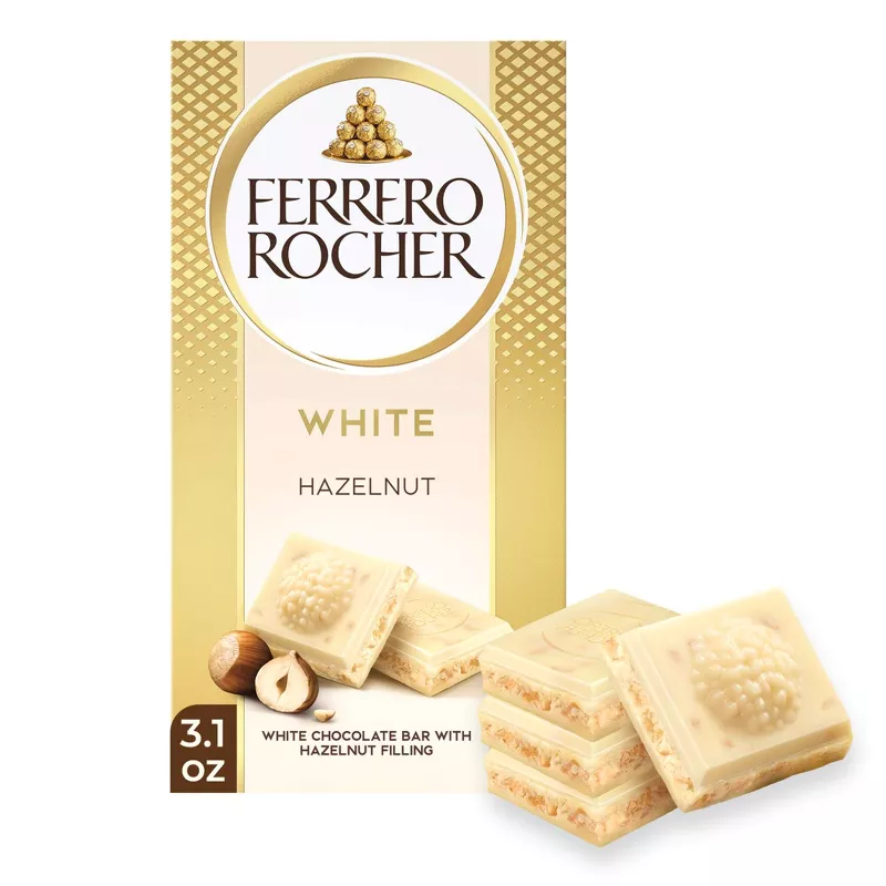 Ferrero Rocher Bar White Chocolate Hazelnut