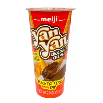 Meiji Yan Yan Chocolate Cracker Sticks with Dip