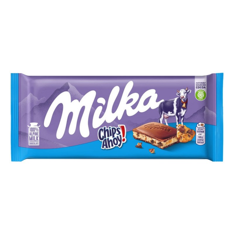 Milka Milk Chocolate with Chips Ahoy