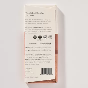 Mast Organic Dark Chocolate 70% Cacao