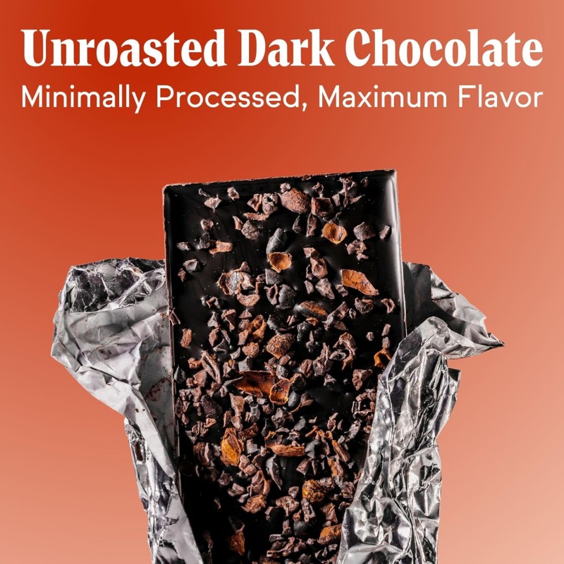 Raaka 75% Dark Chocolate Bar Maple & Nibs