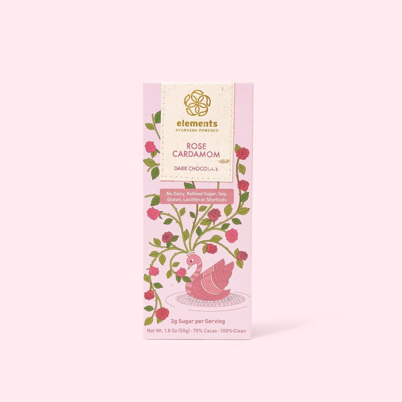 Elements Truffles Rose Bar with Cardamom