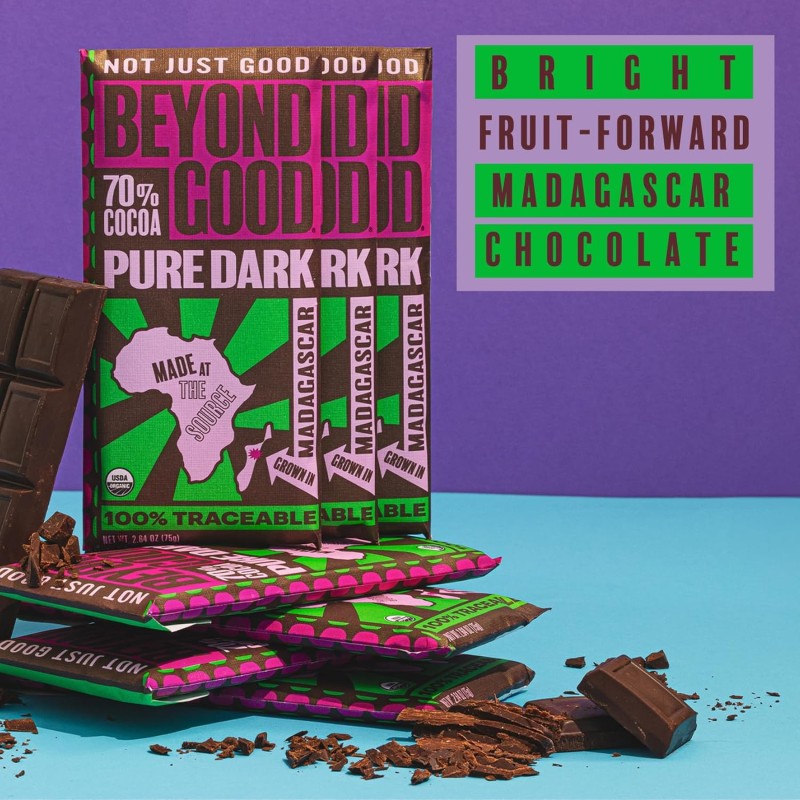 Beyond Good Organic 70% Madagascar Dark Chocolate Bar