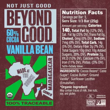 Beyond Good 60% Chocolate Bar