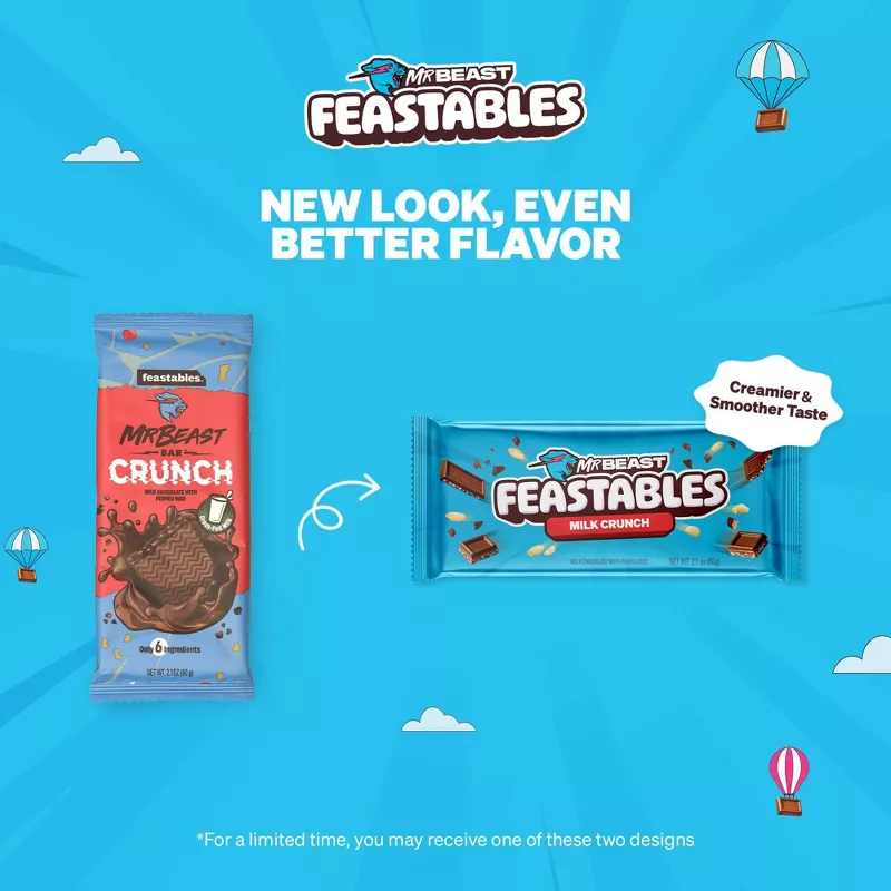 Feastables MrBeast Candy Bar Milk Chocolate