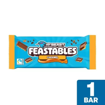 Feastables Caramel Chocolate Bar