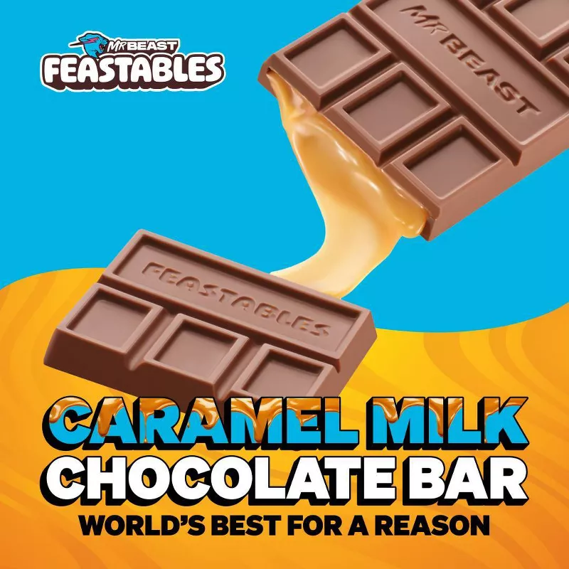 Feastables Caramel Chocolate Bar