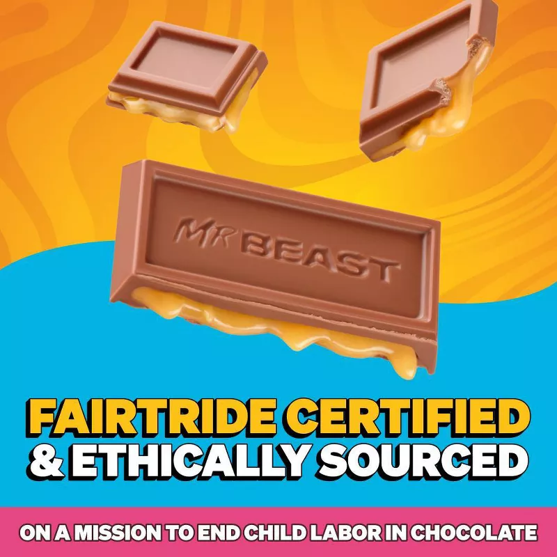 Feastables Caramel Chocolate Bar