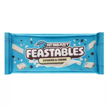 Feastables MrBeast Cookies and Cream Chocolate Bar