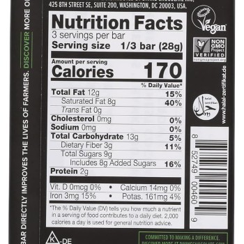 Divine Chocolate 70% Dark Chocolate with Mint Crisp