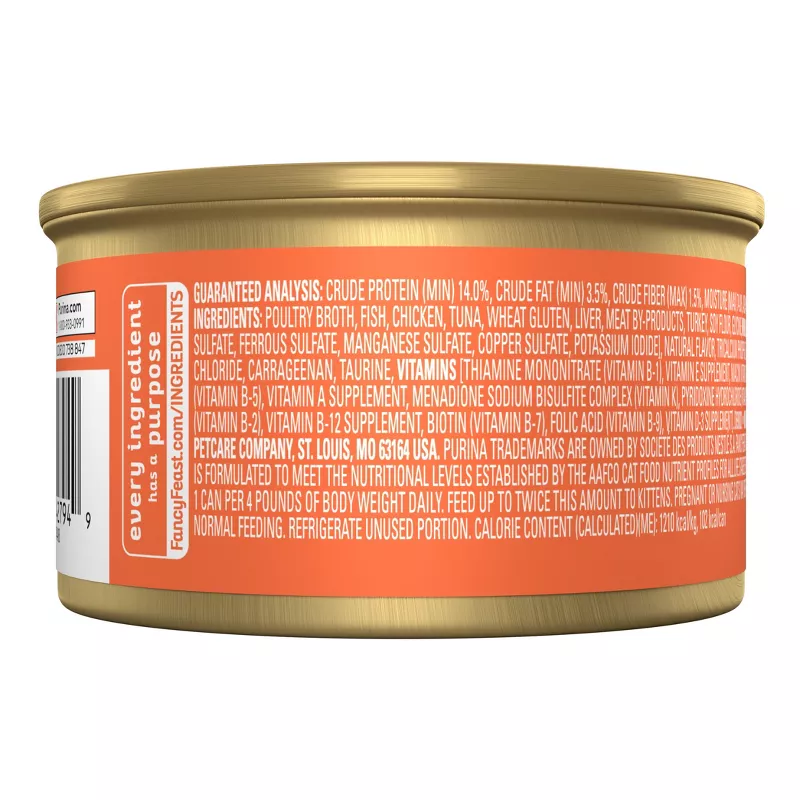 Purina Fancy Feast Chicken And Tuna Feast