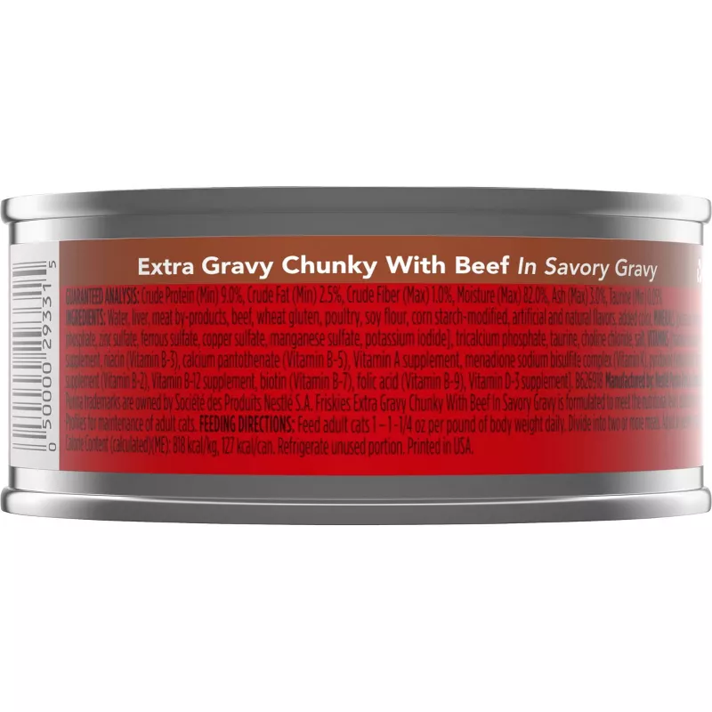 Purina Friskies Extra Gravy Chunky With Beef