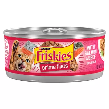 Purina Friskies Prime Fillets with Salmon & Beef