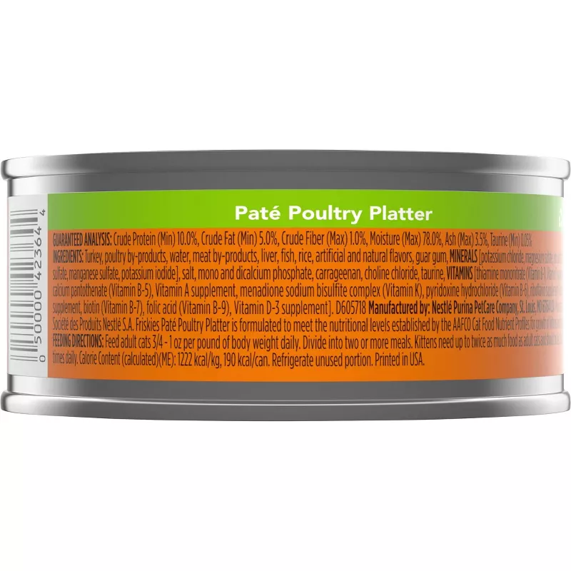 Purina Friskies Pate Poultry Platter