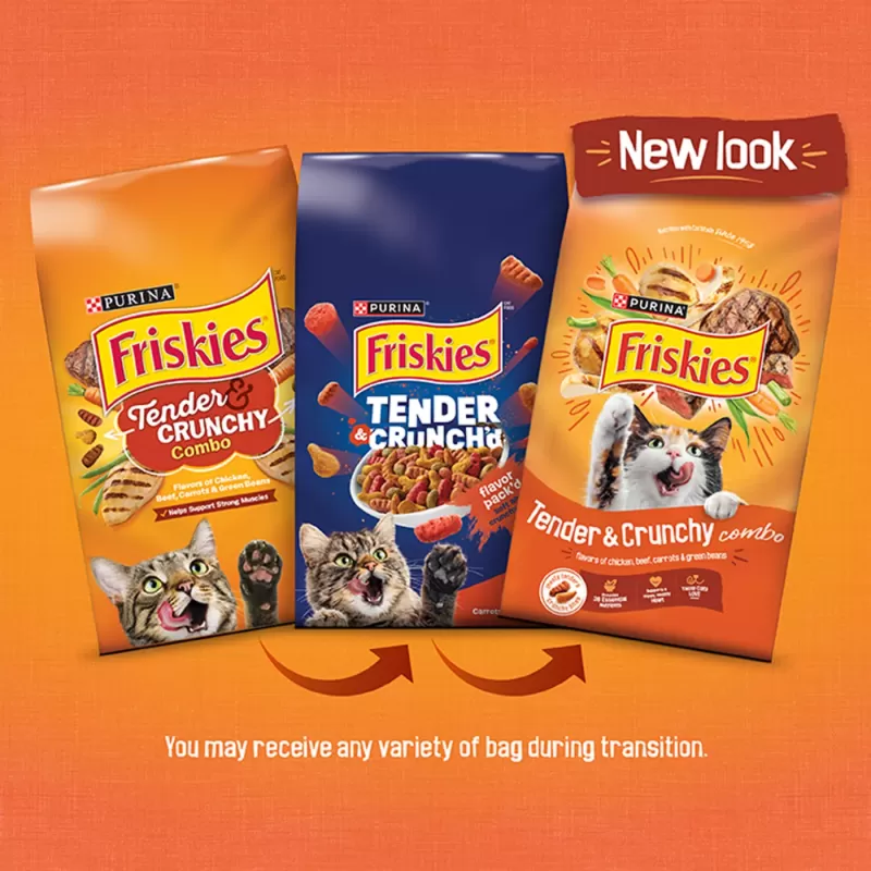 Friskies Tender and Crunch'd Adult Dry Cat Food