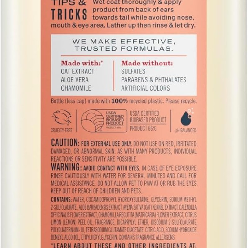 Mrs. Mayer's Clean Day 3-in-1 Shampoo White Peach