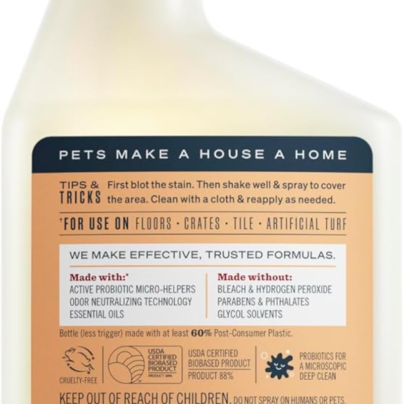 Mrs. Meyer’s Clean Day Multi-Surface Cleaner, Pet, Orange Blossom Scent