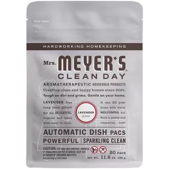 Mrs. Meyers Clean Day Auto Dishwashing Packs, Lavender