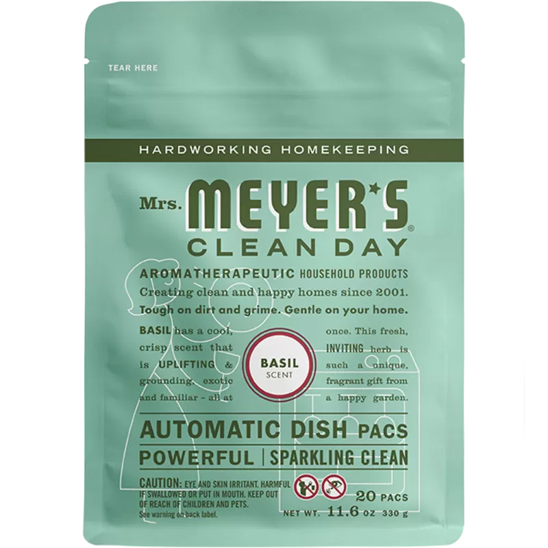 Mrs. Meyer's DishSoap Packs Basil