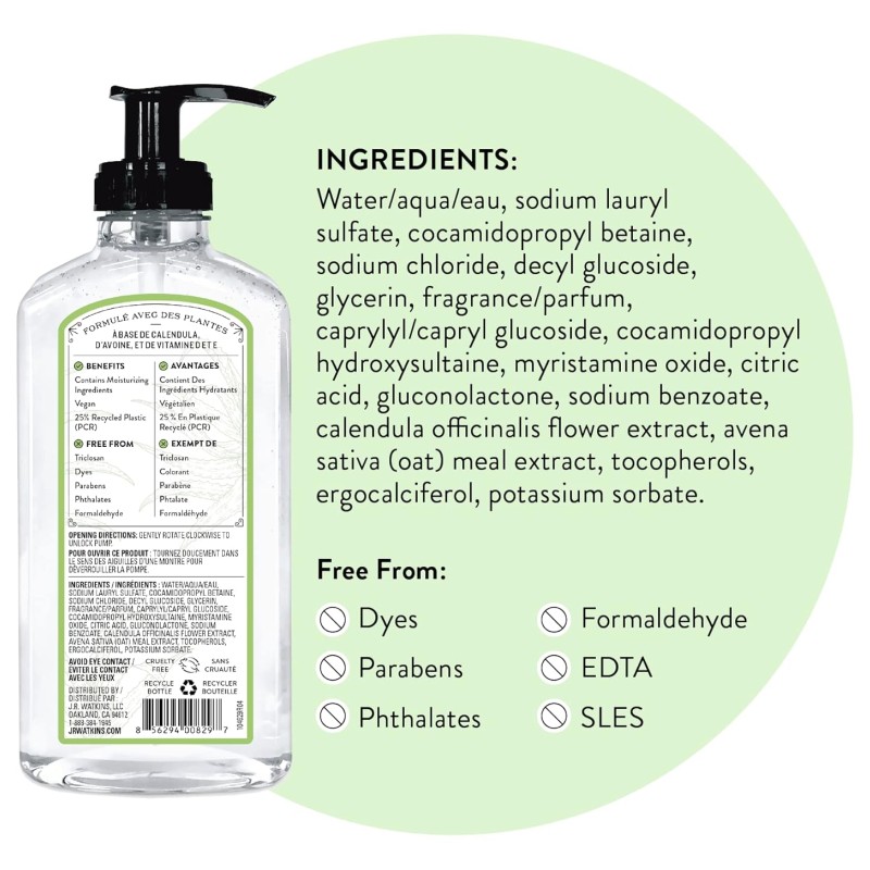 J.R. Watkins Hand Soap Aloe