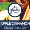 Glade Candles apple cinnamon  2pk