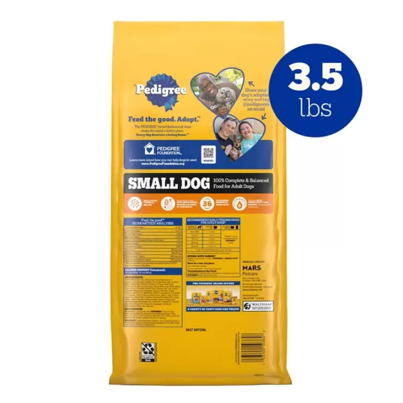 Pedigree Roasted Chicken Rice and Vegetable Small Dry Dog Food