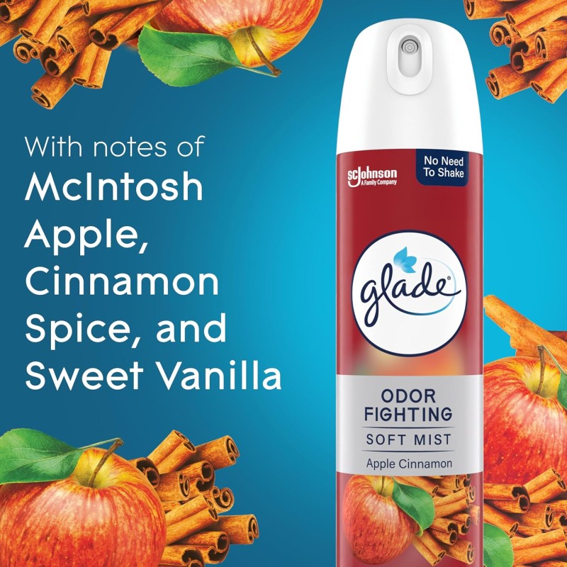 Glade Air Freshener Room Spray Apple Cinnamon Scent