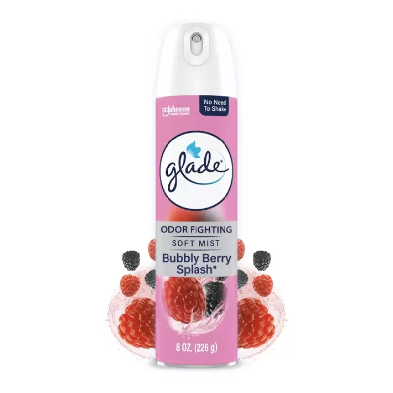 Glade Odor Fighting Air Freshener Bubbly Berry Splash