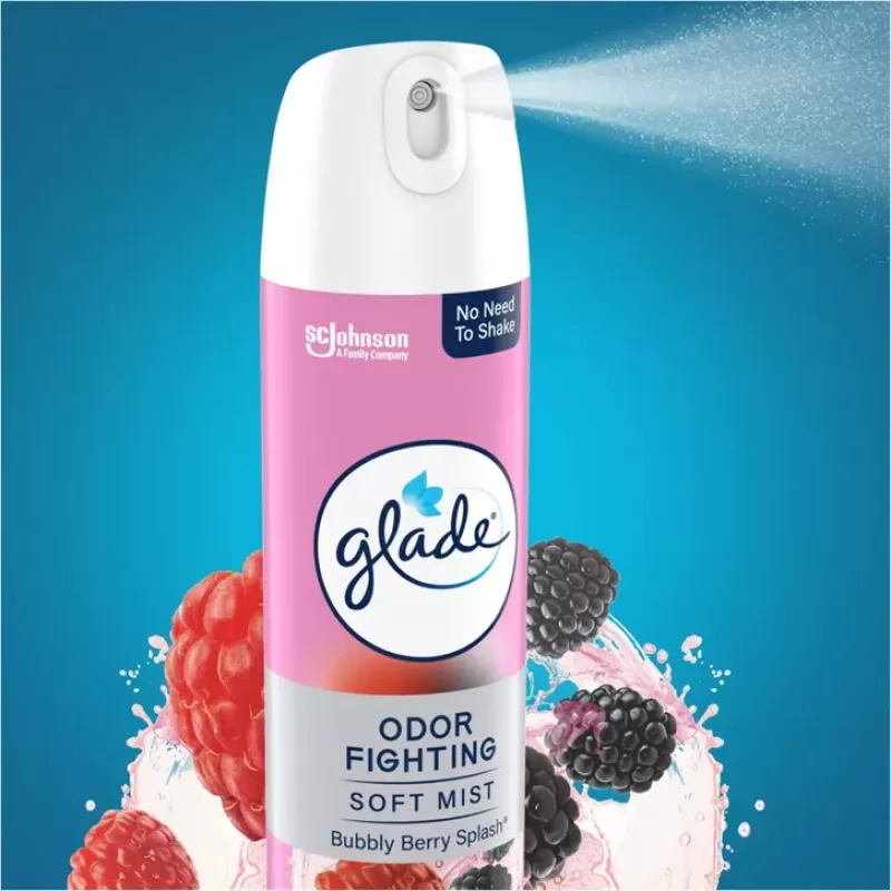 Glade Odor Fighting Air Freshener Bubbly Berry Splash
