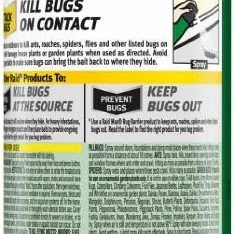 Raid House and Garden Aerosol