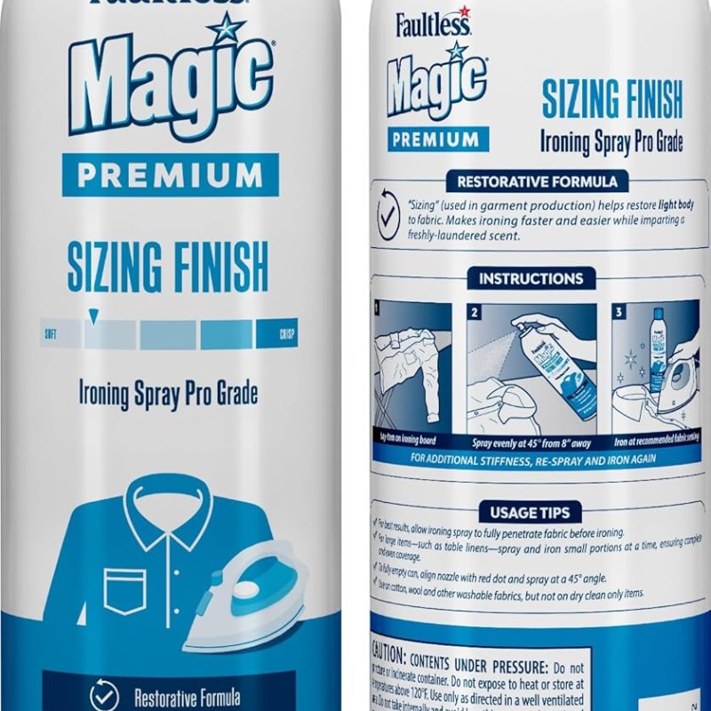 Faultess Magic Ironing Spray Sizing Finish