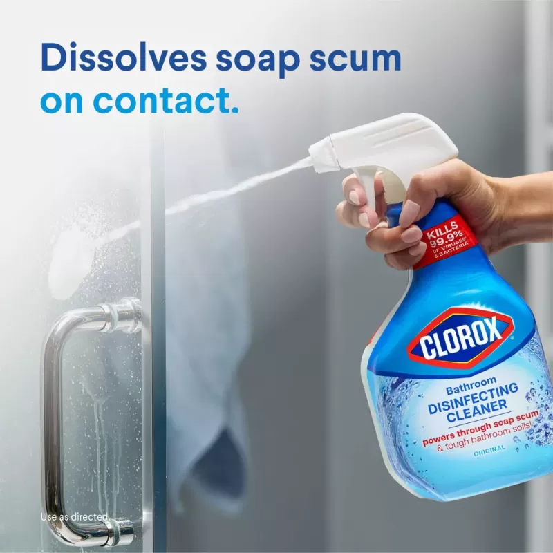 Clorox Disinfecting Bathroom Cleaner Spray Bottle