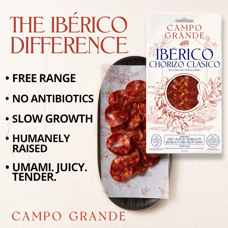 Campo Grande Sliced Chorizo Iberico