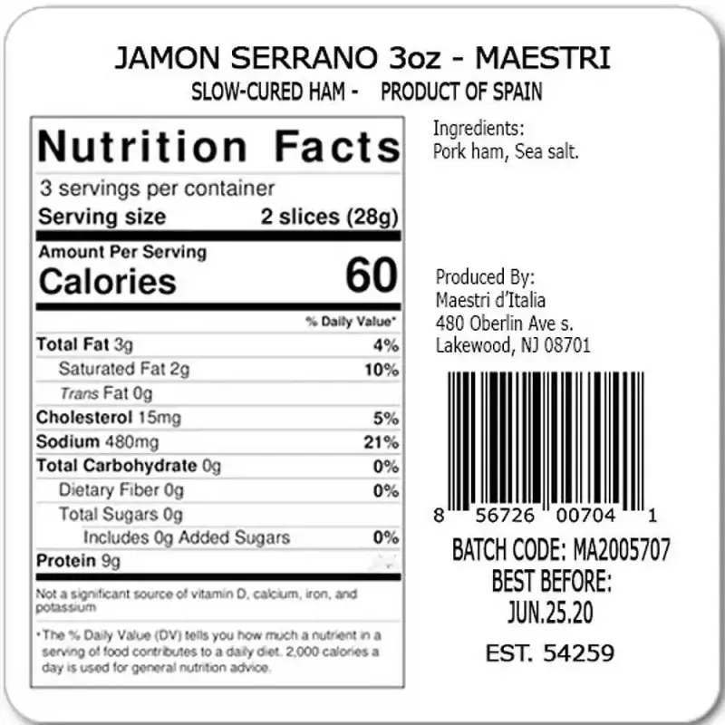 Maestri Jamón Serrano