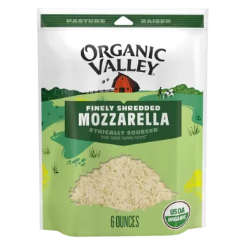 Organic Valley Mozzarella Finely Shredded Cheese