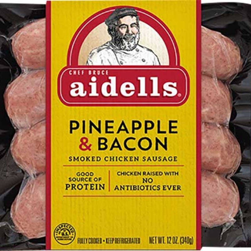 Aidells Chicken Sausage Pineapple and Bacon