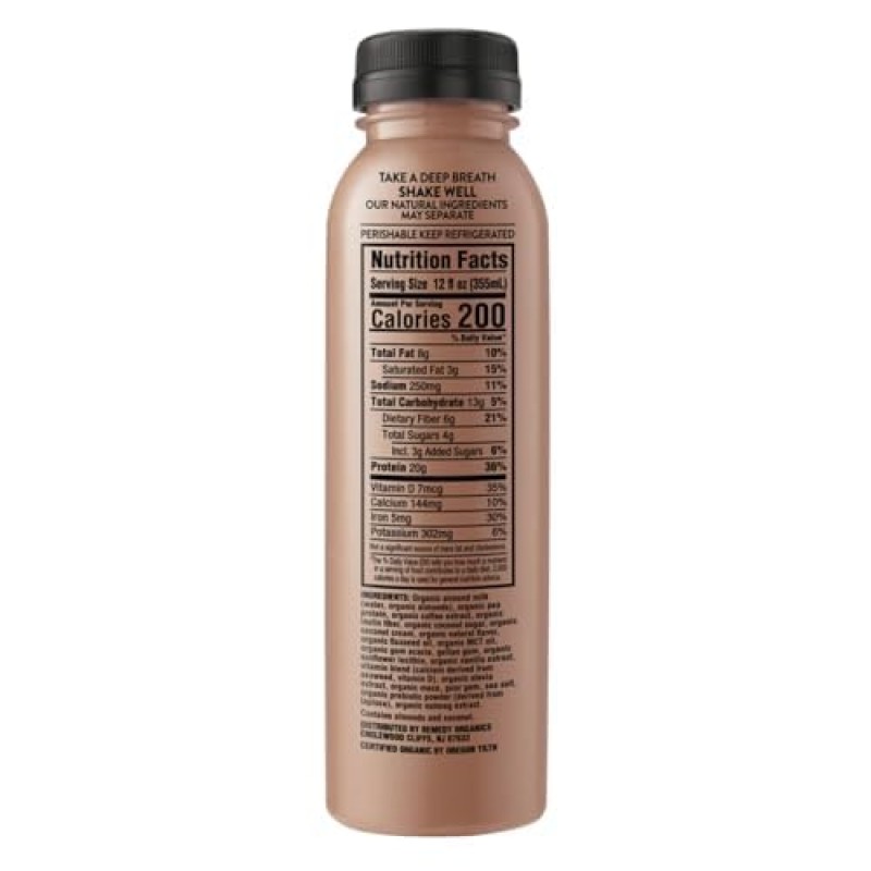 Remedy Organics Cold Brew Latte
