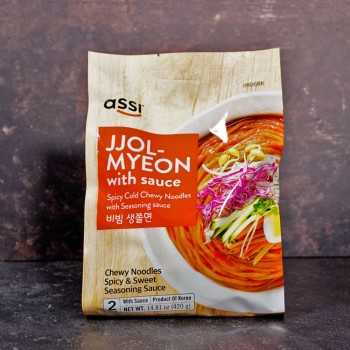 Assi Spicy Cold Chewy Noddle with Seasoning Sauce