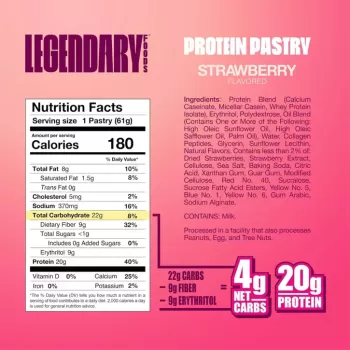 Legendary Protein Pastry Strawberry