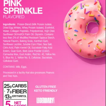 Legendary Protein Donuts Pink Sprinkle