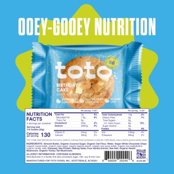 Toto Vegan Birthday Cake Cookie