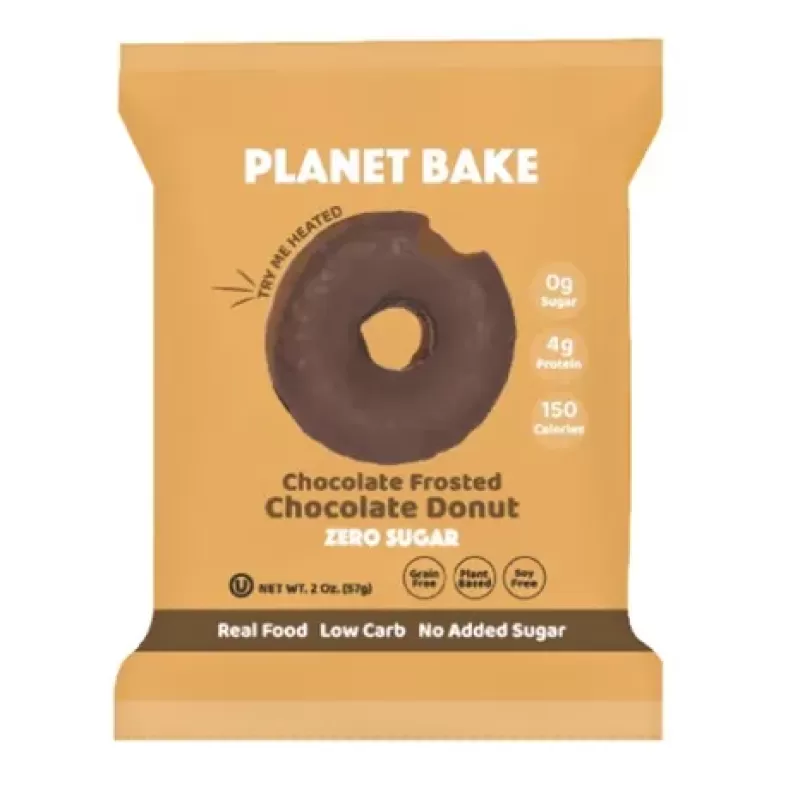 Planet Bake Dark Chocolate Donut