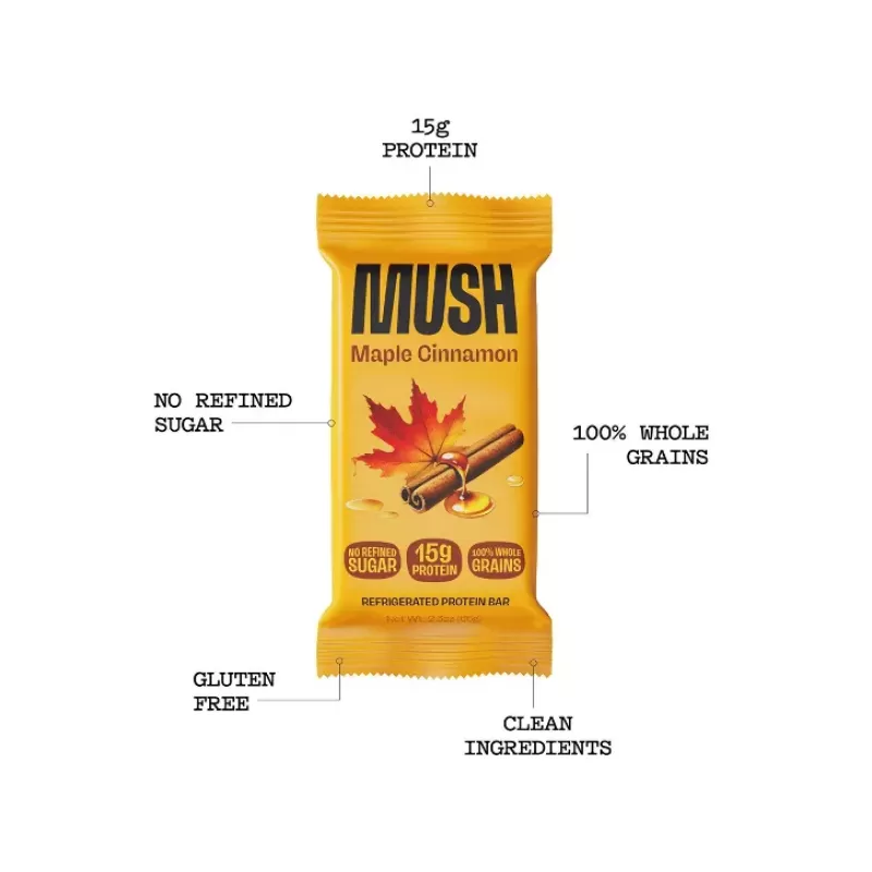 Mush Protein Bar  Maple Cinnamon