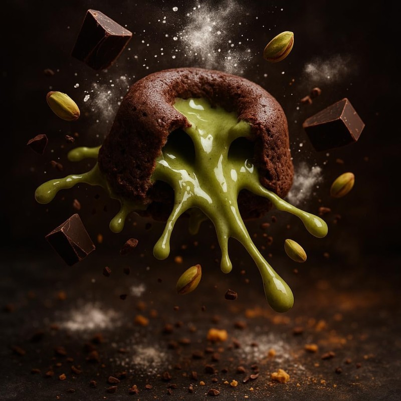 Flair Lava Cake Pistachio Kunafa 60G