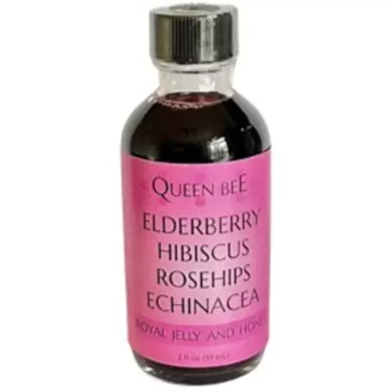 Queen Bee Shot Elderberry Hibiscus